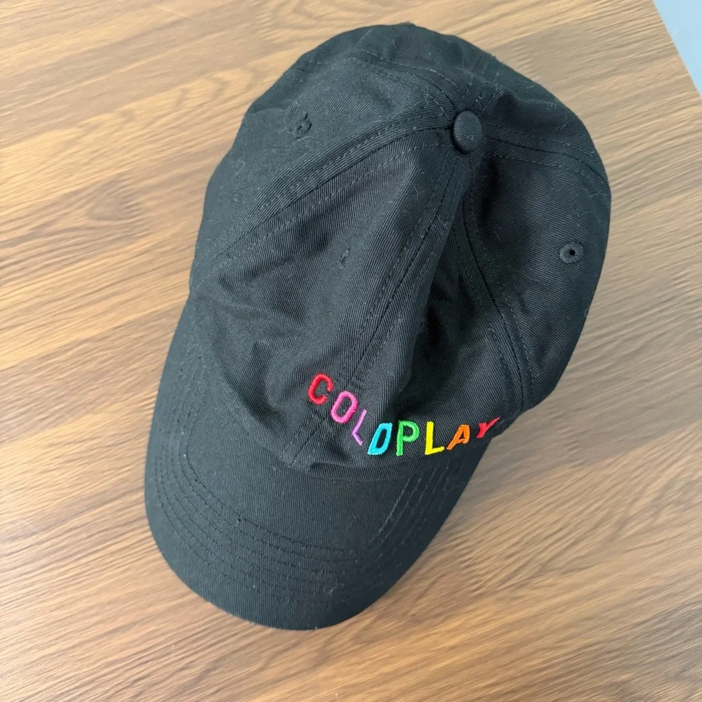Coldplay Unisex Rainbow Logo Music of the Spheres Tour Baseball Hat‎
